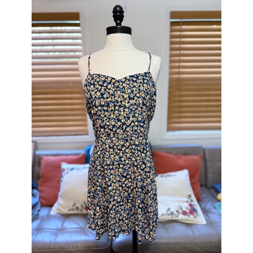 90s Vibes Floral Ditsy Mini Dress Calvin Klein Jeans - Picture 1 of 9